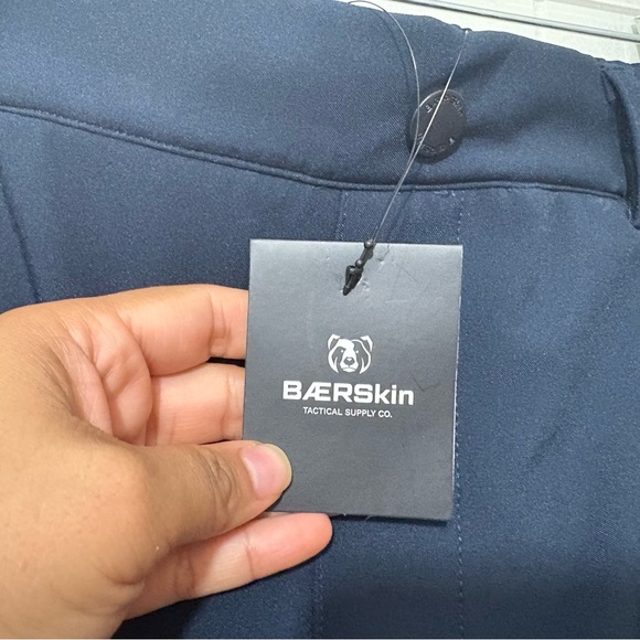 Bearskin Tactical Supply Co Soft Shell Pants Navy Blue Size L New - Picture 6 of 11